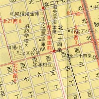 精密札幌市街図